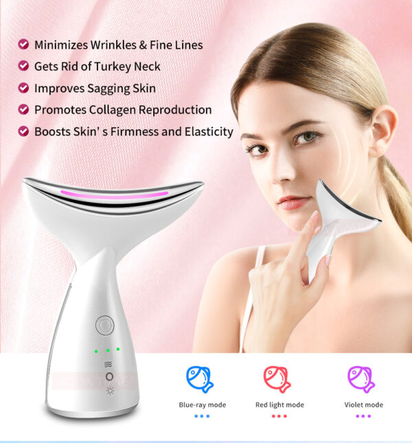 Tighten Skin • Reduce Double Chin Appearance • 3 LED Therapy Modes
