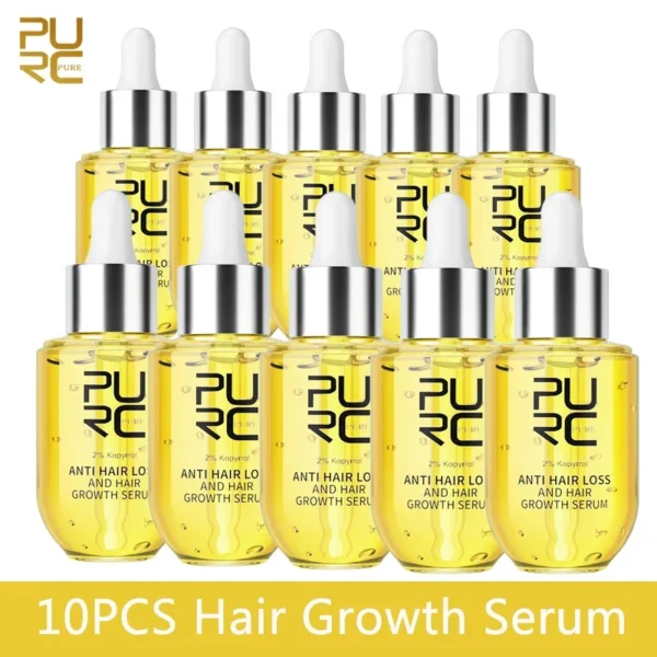 PURC Hair Growth Serum Thinning Hair Loss Treatment Fast Hair Regrowth Oil Hair Growth Products for Men Women Hair Care