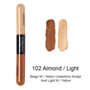 Double Heads Are Suitable For Any Skin Type Natural Color Brightening Liquid Concealer